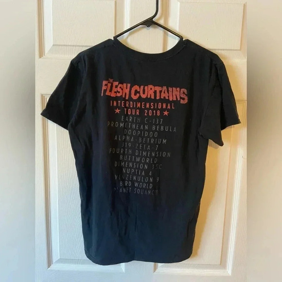 ☕️2 for $25🥞 Rick & Morty - The Flesh Curtains Band T-Shirt Large - Adult Swim - Picture 4 of 6